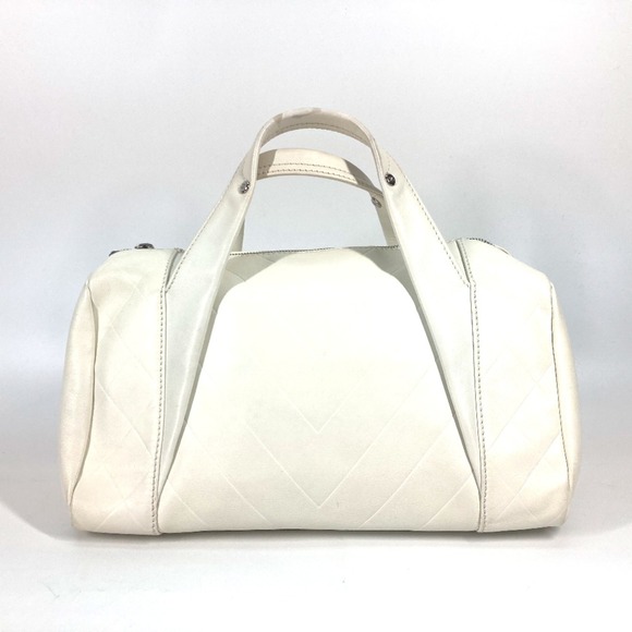 CHANEL White Boston Bag - Picture 2 of 16